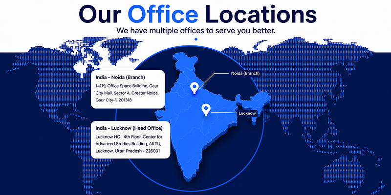 Office locations map